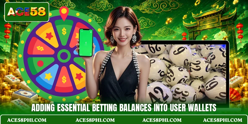 Adding essential betting balances into user wallets