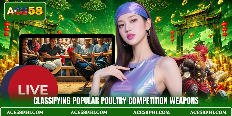 Classifying popular poultry competition weapons