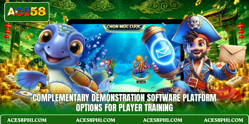 Complementary demonstration software platform options for player training