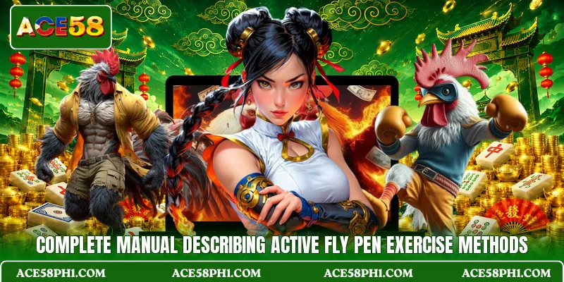 Complete manual describing active fly pen exercise methods