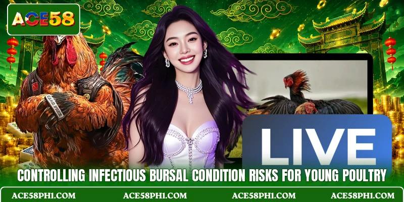 Controlling infectious bursal condition risks for young poultry