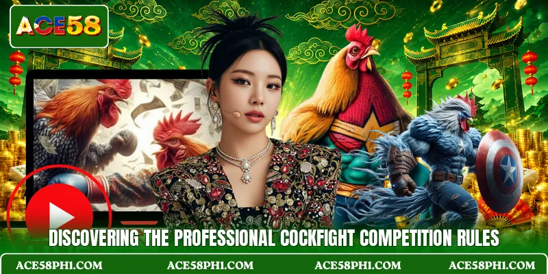 Discovering the professional cockfight competition rules