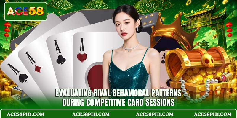 Evaluating rival behavioral patterns during competitive card sessions