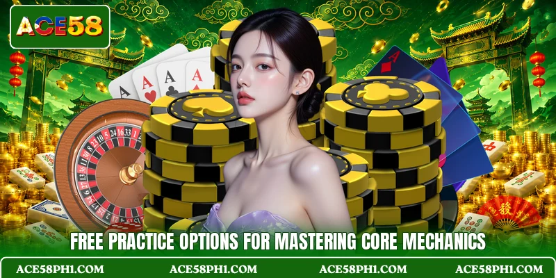 Free practice options for mastering core mechanics