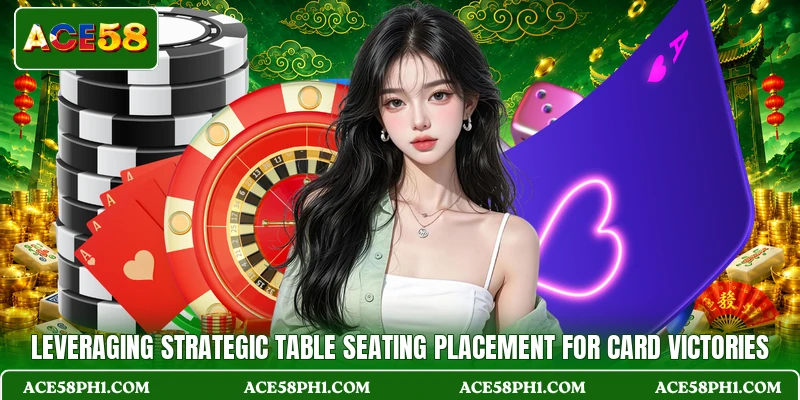 Leveraging strategic table seating placement for card victories