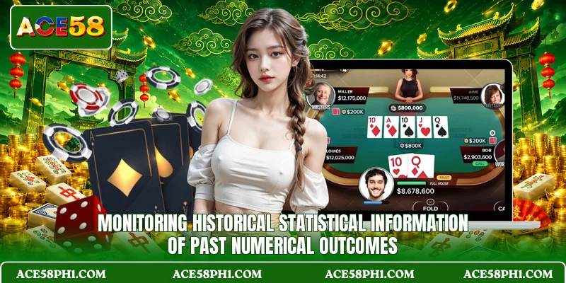 Monitoring historical statistical information of past numerical outcomes