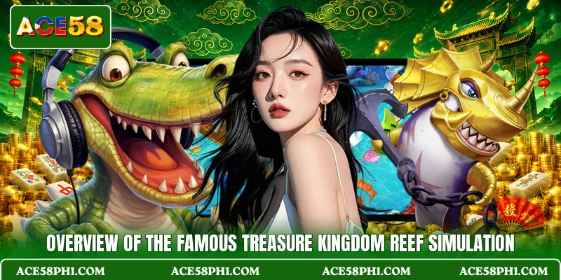 Overview of the famous Treasure Kingdom Reef simulation