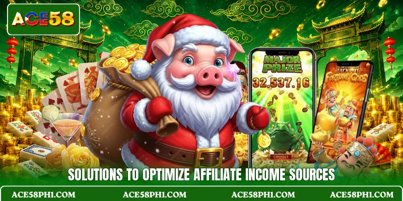 Solutions to optimize affiliate income sources