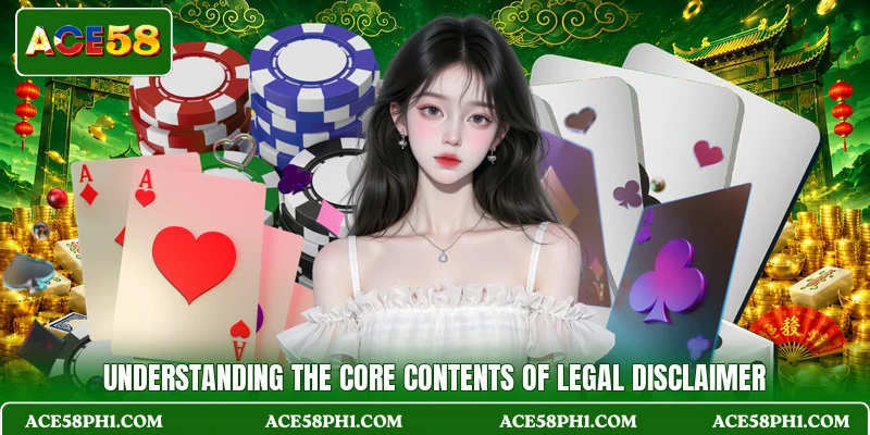 Understanding the core contents of legal disclaimer Understanding the core contents of legal disclaimer