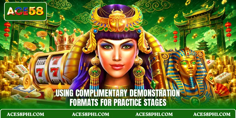 Using complimentary demonstration formats for practice stages